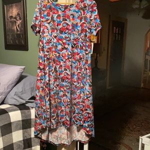 Lularoe Carly NWT size L unique print